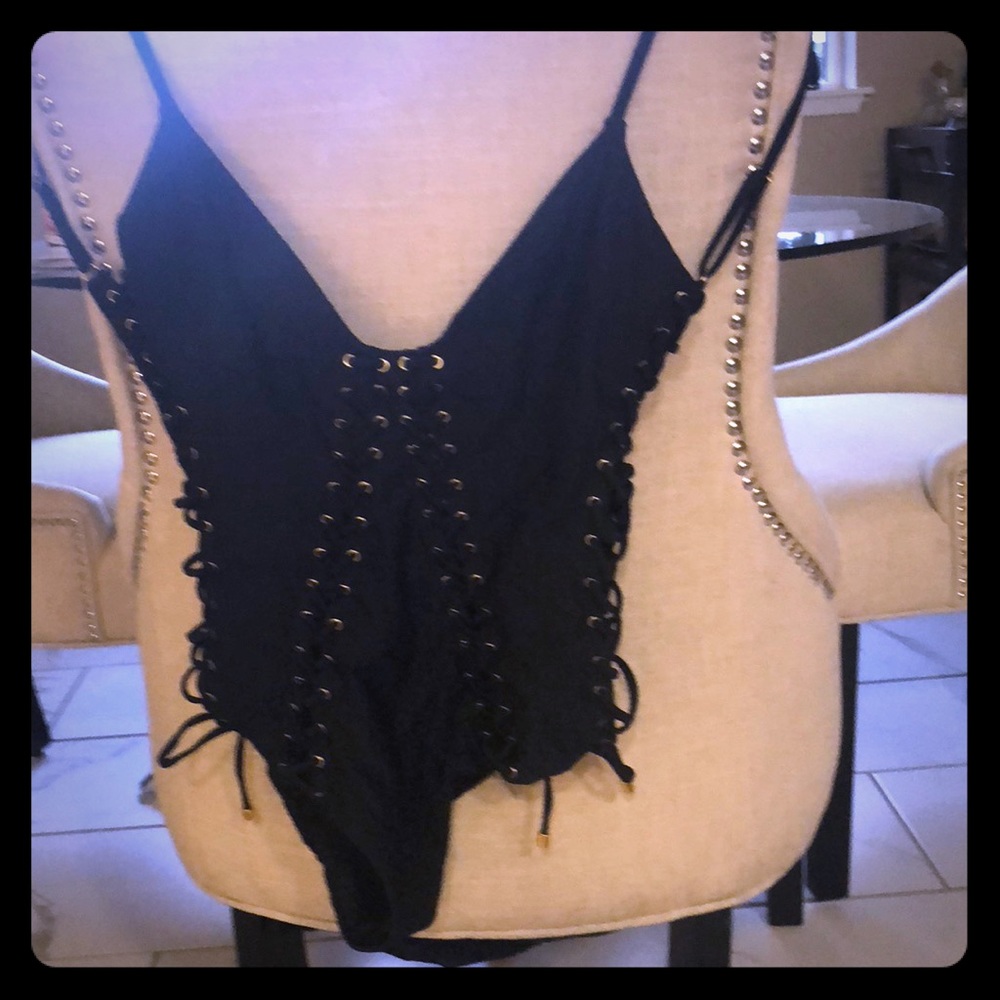 One piece bathing suit